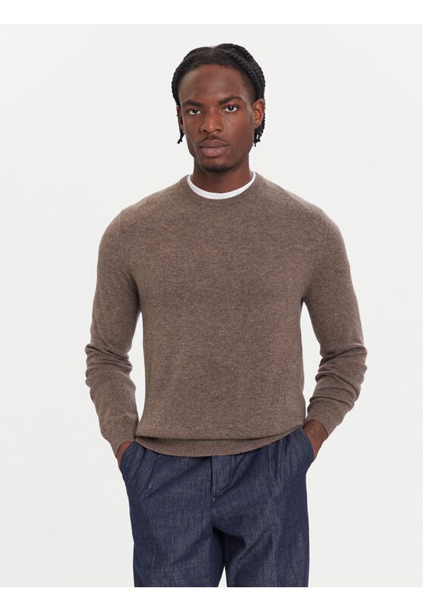 United Colors of Benetton - United Colors Of Benetton Sweter 1002U1G34 Szary Regular Fit. Kolor: szary. Materiał: wełna