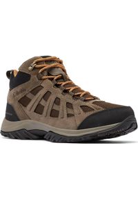 columbia - Buty Trekkingowe Męskie Columbia Redmond III Mid Waterproof. Kolor: brązowy