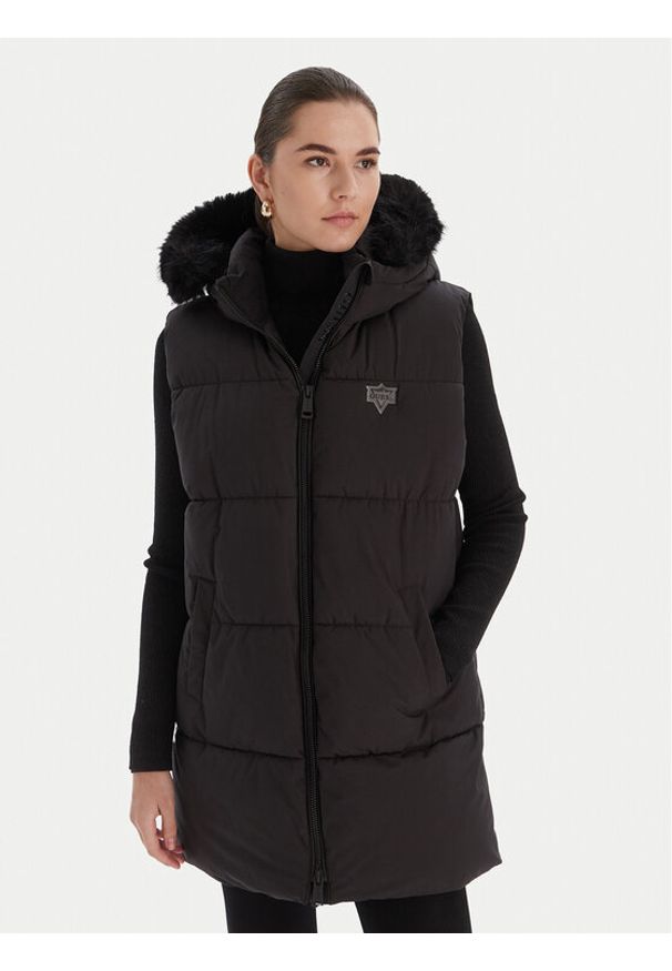 Guess Kurtka przejściowa 179613 Czarny Classic Fit. Kolor: czarny. Materiał: syntetyk