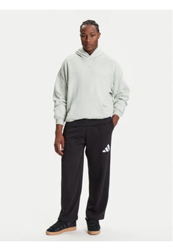 Adidas - adidas Bluza Premium Essentials JW1035 Zielony Loose Fit. Kolor: zielony. Materiał: bawełna