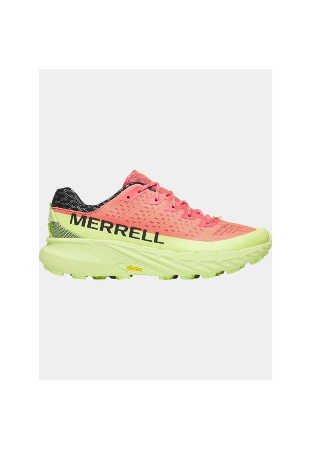 Męskie buty do biegania w terenie Merrell Agility Peak 5. Kolor: pomarańczowy, zielony, wielokolorowy, żółty. Sport: bieganie