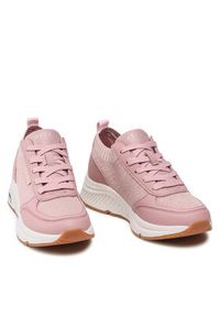 skechers - Skechers Sneakersy Arch Fit S-Miles 155565/MVE Różowy. Kolor: różowy. Materiał: materiał #3