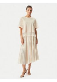 Rinascimento Bluzka CFC0128215003 Beżowy Regular Fit. Kolor: beżowy. Materiał: syntetyk #3