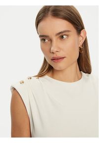 Marciano Guess Bluzka 5RGP07 6263A Écru Regular Fit. Materiał: syntetyk