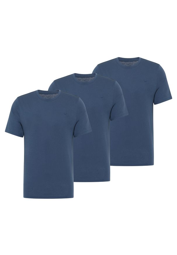 3-Pak T-Shirt Mustang Style Alex Niebieski. Kolor: niebieski