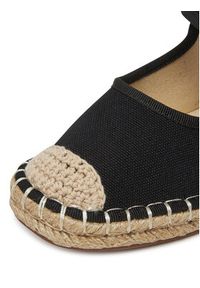 DeeZee Espadryle Q88-512-1 Czarny. Kolor: czarny. Materiał: materiał #7