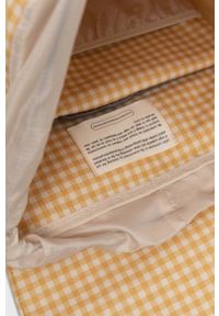 Lefrik plecak damski kolor żółty duży wzorzysty. Kolor: żółty. Materiał: poliester #3