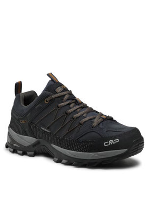 CMP Trekkingi Rigel Low Trekking Shoes Wp 3Q13247 Czarny. Kolor: czarny. Materiał: zamsz, skóra. Sport: turystyka piesza