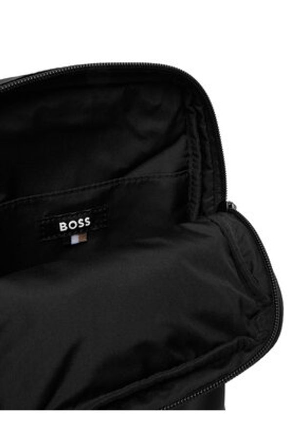 BOSS Saszetka Jace 50567388 Czarny. Kolor: czarny. Materiał: skóra