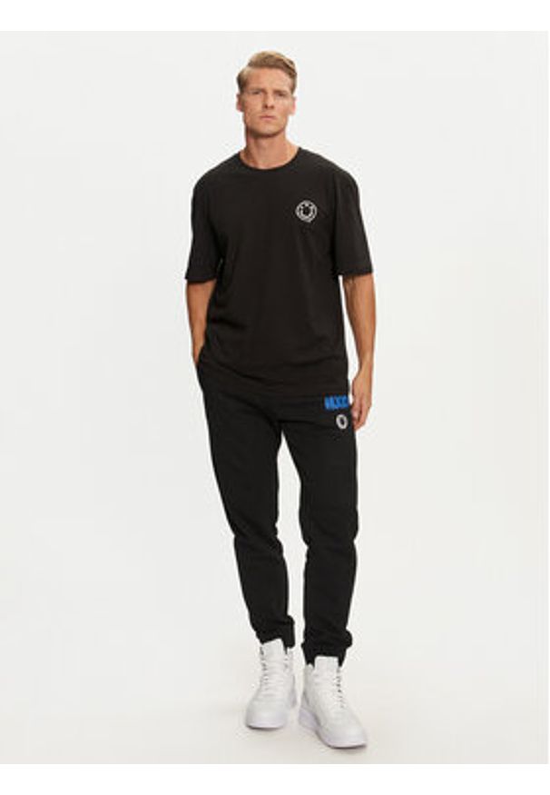 Hugo T-Shirt Nugoyork 50523808 Czarny Oversize. Kolor: czarny. Materiał: bawełna