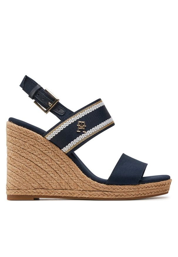 TOMMY HILFIGER - Espadryle Tommy Hilfiger. Kolor: niebieski