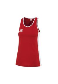ERREA - Damski tank top Errea Rachele. Kolor: czerwony, wielokolorowy, biały. Sezon: lato #1