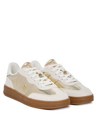TOMMY HILFIGER - Tommy Hilfiger Sneakersy Mu Jackie Metallic FW0FW09026 Złoty. Kolor: złoty. Materiał: skóra #5