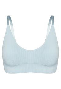 Hunkemöller Biustonosz top Dianne 302142 Błękitny. Kolor: niebieski. Materiał: syntetyk