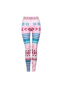 Legginsy sportowe damskie DEEP TRIP Network. Kolor: wielokolorowy #1