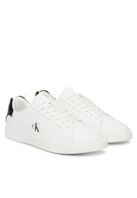 Calvin Klein Sneakersy Low Pro Cups Lth Ml HW0HW03146 Biały. Kolor: biały. Materiał: skóra #4