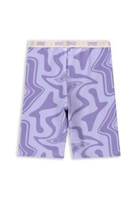 Legginsy sportowe dla dzieci Lemon Explore WL4 krótkie. Okazja: na co dzień. Kolor: fioletowy. Materiał: poliester, elastan. Długość: krótkie. Sezon: lato. Styl: sportowy