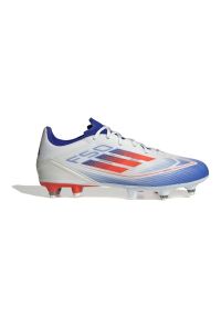 Adidas - Buty piłkarskie adidas F50 League Sg IF1344 białe. Zapięcie: sznurówki. Kolor: biały. Materiał: syntetyk, guma. Sport: piłka nożna