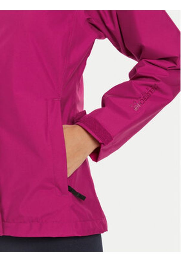 Helly Hansen Kurtka przeciwdeszczowa Seven J Rain 62066 Różowy Regular Fit. Kolor: różowy. Materiał: syntetyk