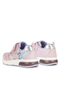 Geox Sneakersy DISNEY J Spaceclub Girl J368VC 0ANAJ C8842 M Różowy. Kolor: różowy. Materiał: skóra. Wzór: motyw z bajki #5