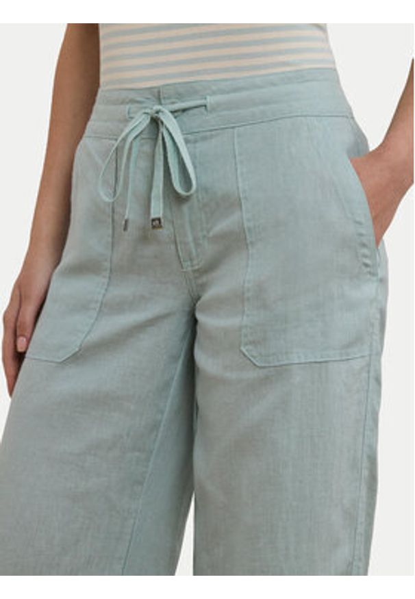 Lauren Ralph Lauren - LAUREN RALPH LAUREN Spodnie materiałowe 200735136021 Błękitny Regular Fit. Kolor: niebieski. Materiał: len