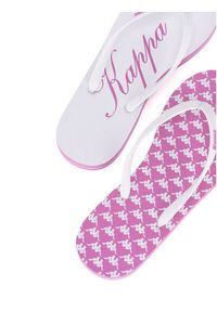 Kappa Japonki 351C23W Pink Fuchsia - White Kolorowy. Materiał: syntetyk, materiał. Wzór: kolorowy #6