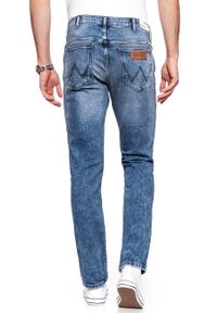 Wrangler - SPODNIE MĘSKIE WRANGLER BOYTON BLUE GOODS W16EHM10G. Stan: obniżony #8