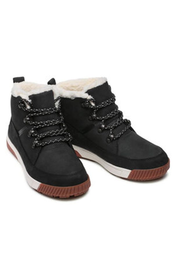 The North Face Botki Sierra Mid Lace Wp NF0A4T3XR0G1 Czarny. Kolor: czarny. Materiał: skóra