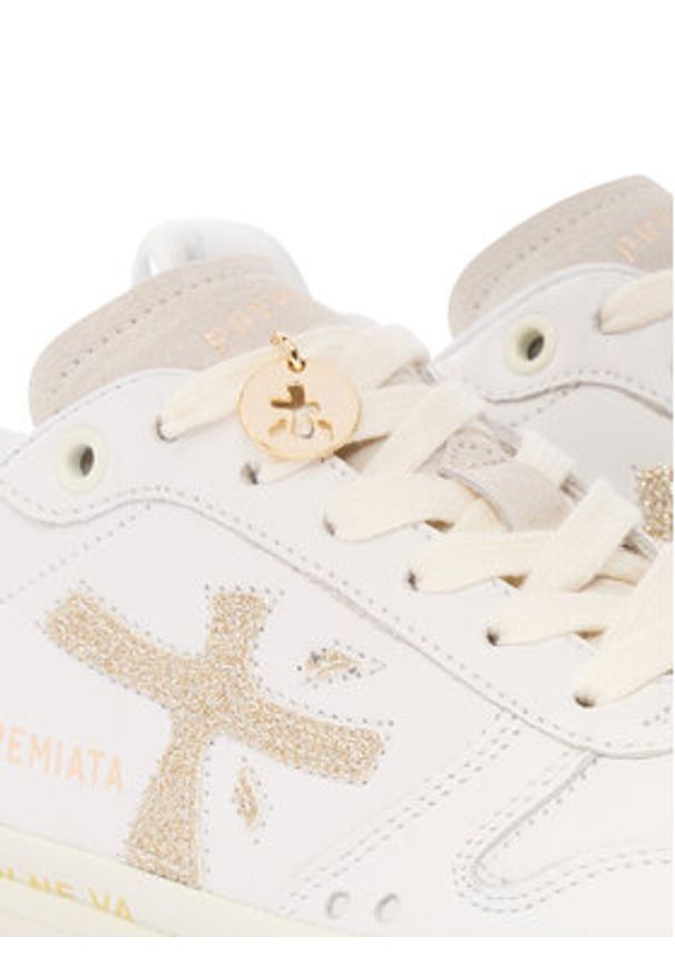 Premiata Sneakersy MICOL VAR 7750 Biały. Kolor: biały. Materiał: skóra