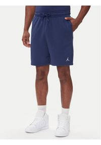 Nike Szorty sportowe FV7287 410 Granatowy Regular Fit. Kolor: niebieski. Materiał: bawełna. Styl: sportowy