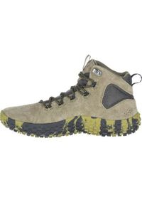 Buty trekkingowe męskie Merrell Wrapt Mid. Zapięcie: sznurówki. Kolor: wielokolorowy. Materiał: tkanina, materiał, skóra, syntetyk. Szerokość cholewki: normalna