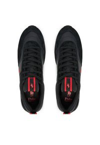 Polo Ralph Lauren Sneakersy Train 89 RIB-SK-LTL 809P01638002 Czarny. Kolor: czarny. Materiał: zamsz, skóra #5