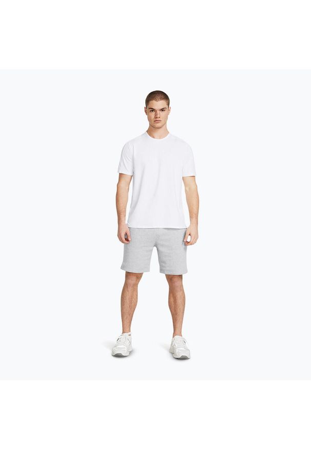 Spodenki treningowe męskie Under Armour Rival Fleece. Kolor: szary. Sport: fitness
