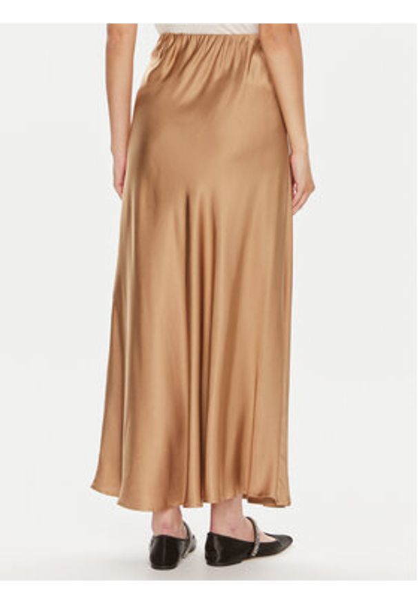 ViCOLO Spódnica maxi TB0342 Brązowy Regular Fit. Kolor: brązowy. Materiał: wiskoza