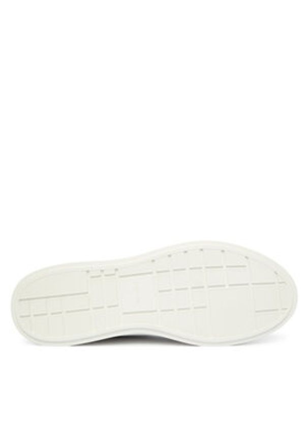Calvin Klein Sneakersy Low Pro Cup Laceup Lth Moire HW0HW02845 Biały. Kolor: biały. Materiał: skóra