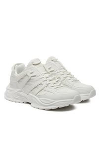 Guess Sneakersy Belluno Low FMTBEL ELE12 Biały. Kolor: biały. Materiał: skóra