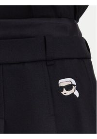 Karl Lagerfeld - KARL LAGERFELD Spódnica mini A3W12021 Czarny Regular Fit. Kolor: czarny. Materiał: syntetyk #3
