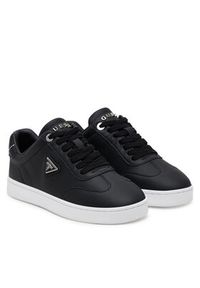 Guess Sneakersy FLJJAZLEA12 Czarny. Kolor: czarny. Materiał: skóra