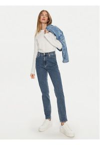 Calvin Klein Jeans Jeansy J20J224030 Niebieski Mom Fit. Kolor: niebieski