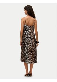 Vero Moda Sukienka letnia Josie 10303398 Brązowy Regular Fit. Kolor: brązowy. Materiał: wiskoza. Sezon: lato #4
