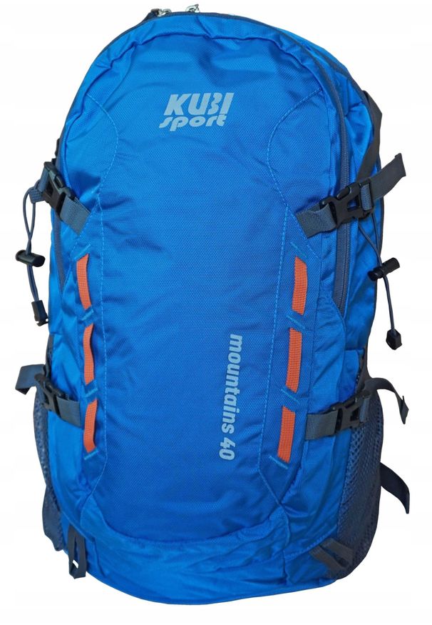 RG Camp - Plecak Turystyczny Sportowy Damski Męski Niebieski Solidny KUBISPORT 40 L. Kolor: niebieski. Styl: sportowy