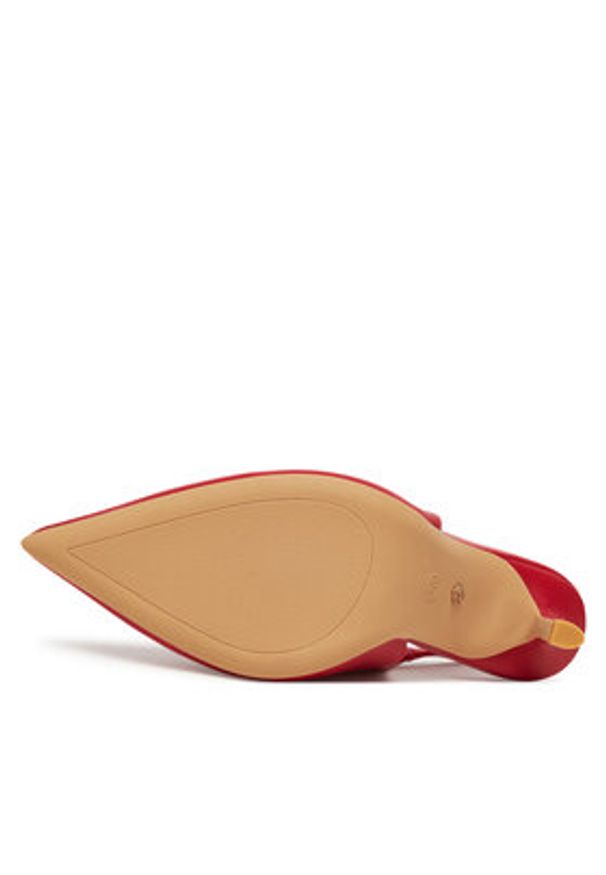 DeeZee Sandały 6-705-8 Czerwony. Kolor: czerwony. Materiał: skóra