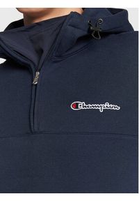 Champion Bluza Half-Zip Heavy 217866 Granatowy Regular Fit. Kolor: niebieski. Materiał: syntetyk