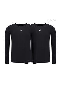 ROGELLI - Koszulka termiczna rowerowa męska Rogelli Core 2-pak. Kolor: czarny #1