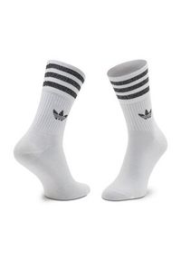 Adidas - adidas Skarpety wysokie unisex Mid Cut Glt Sck HK0301 Biały. Kolor: biały. Materiał: materiał