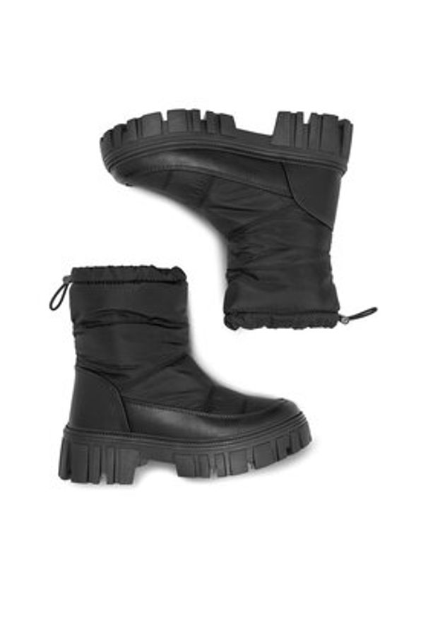 DeeZee Śniegowce ALFAMM N10370 Czarny. Kolor: czarny
