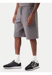 EA7 Emporio Armani Szorty sportowe 7M001491 AF17787 U8086 Szary Regular Fit. Kolor: szary. Materiał: bawełna. Styl: sportowy #1