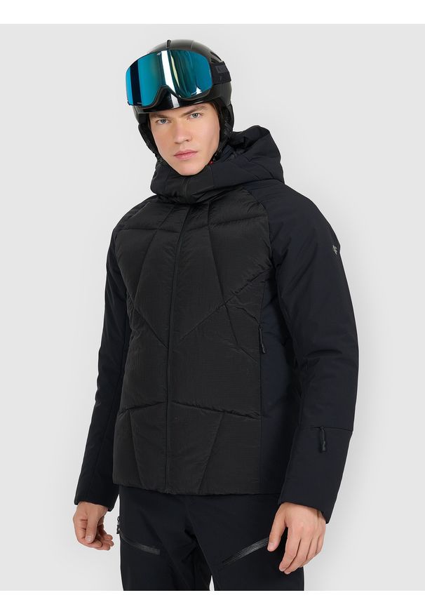 4f - 4F Kurtka puchowa narciarska z wypełnieniem Primaloft Silver męska - czarna XL. Kolor: czarny. Materiał: puch