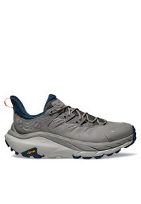 HOKA - Hoka Trekkingi Kaha 2 Low GTX GORE-TEX 1123190 Szary. Kolor: szary. Materiał: skóra, nubuk. Technologia: Gore-Tex. Sport: turystyka piesza