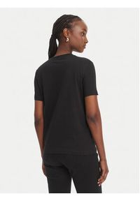 Versace Jeans Couture T-Shirt 80HAHE02 CJ00E Czarny Regular Fit. Kolor: czarny. Materiał: bawełna #4